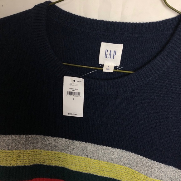 Gap merino wool sweater striped size small - Picture 2 of 8